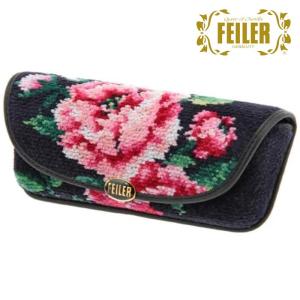 feiler（フェイラー） メガネケース feiler42 ファスナー式 グレー