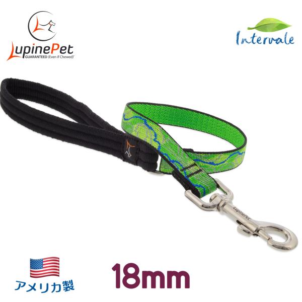 60ｃｍショートリード　インターベール柄18ｍｍ幅　LUPINE　ルパイン　パッド付き　アメリカ製　...