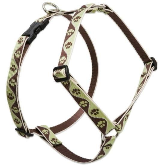 ローマンハーネス・Lサイズ　25mm幅 マッドパピー柄　50−80cm　LUPINEルパイン アメリ...