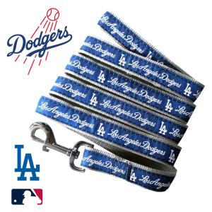 180cmリード【ロサンゼルス・ドジャース】 Los Angeles Dodgers Licensed　MLB公認　25mm幅｜smiledog1779