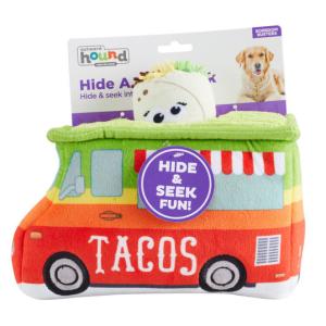 【知育玩具】キッチンカーで隠れんぼ---Outward Hound Hide A Taco 犬用オモチャ　アメリカ直輸入