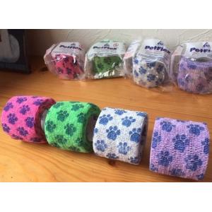 Pet-flex ペットフレックス包帯 ５ｃｍ幅　あしあと　バンテージ