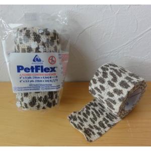 Pet-flex ペットフレックス包帯 ５ｃｍ幅　サファリ　ヒョウ　バンテージ