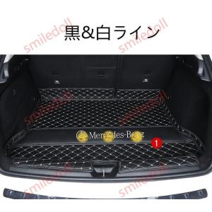 メルセデス ベンツ GLAクラス X156 用 車のトランクマット 防水 カーゴマット ラゲッジマット レザー トランクトレイ 1P 内装 5色選び可