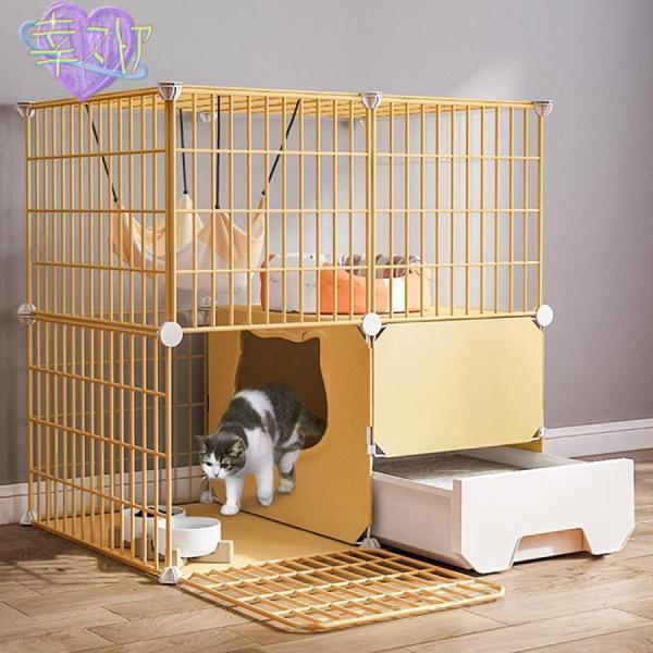 猫ケージ トイレ付 大型 キャットケージ ケージ ゲージ ペット 猫 ベビー キャット ケージ屋内猫...