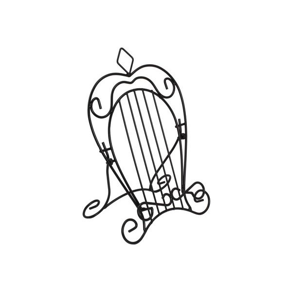 6590-SSBアイアンイーゼル ハープ ブラック SS【福井金属工芸】 03193221-001