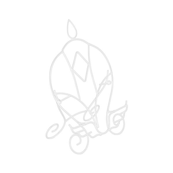 6591-SSWアイアンイーゼル ウイング ホワイト SS【福井金属工芸】 03193233-001