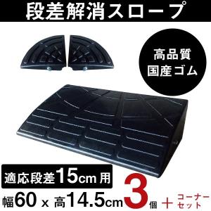 ナフサ ゴム製段差プレート DANSAのぼるくん 段差15cm用スタンダードタイプ