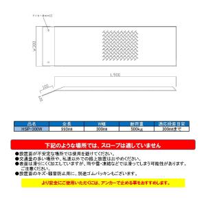 送料無料! 段差解消スロープ 幅広タイプ HS...の詳細画像3