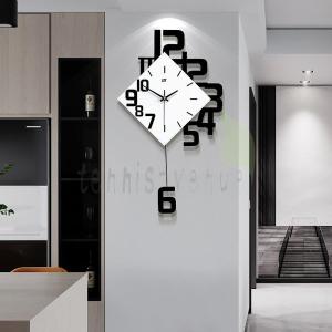 壁掛け おしゃれ 時計  壁掛け時計 電池 静音 アクリル 超大きめ 壁飾り デジタル 新築祝い 新作 高品質
