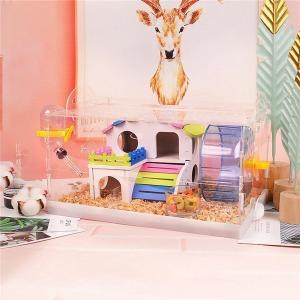 ハムスター用品 ハムスターケージ 小動物用ケージ ケージ 広いハウス 小動物小屋 籠 かご 飼育 大きい 透明 滑り止め 掃除しやすい 贅沢セット Pae8 Infit Store2 通販 Yahoo ショッピング