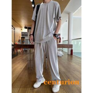 メンズセットアップ夏　半袖 メンズルームウェア半袖　韓国風セットアップ トップス 部屋着　ジップアップ アウター 超大きいサイズ　ビッグサイズ　5XL