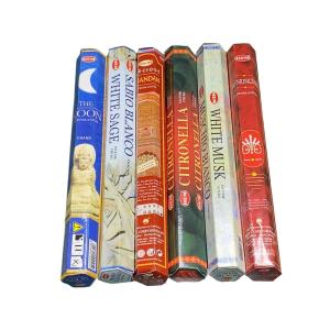 お香 スティック六角香 ランダムアソート詰め合せ20箱セット インド香