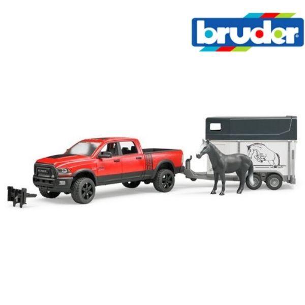 Ram パワーワゴン 馬牽引トレーラー【ポイントアップ+送料無料】bruder ブルーダー 働く車 ...