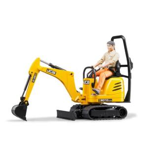 bruder ブルーダー はたらくくるま JCB マイクロショベル フィギュア付き 工場ではたらくくるま