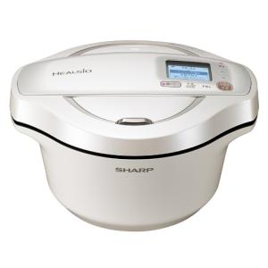 SHARP ヘルシオ ホットクック 2.4L 電気無水鍋 無線LAN 音声発話搭載 ホワイト系 KN-HW24F-W(KNHW24FW)