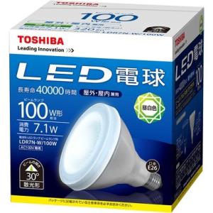 東芝TOSHIBA LED電球 LDR7N-W/100W  ビームランプ形 ビームランプ100W形相...
