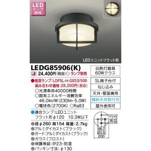 LEDアウトドアライト(ランプ別売) TOSHIBA(東芝ライテック) LEDG85901 