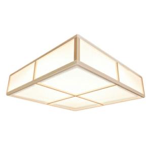 東芝ライテック 和風角形 LEDシーリングライト 8畳 調光・W調色 格子