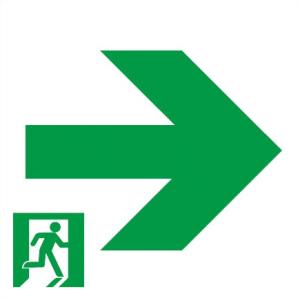 三菱電機 S2-1091AR 誘導灯（表示板） Ｃ級 本体別売 (S21091AR)(S2-1081AR後継品)