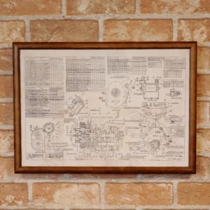 バドワイザー レトロ広告 ポスター B4フレーム付き ◇ Budweiser