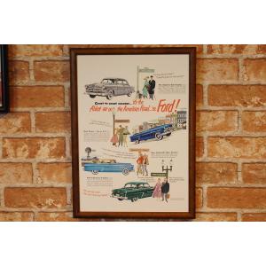 バドワイザー レトロ広告 ポスター B4フレーム付き ◇ Budweiser