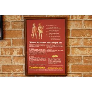 レッドウィング レトロポスター B4フレーム付き ◇ 復刻広告 ブーツ