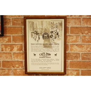 レッドウィング レトロポスター B4フレーム付き ◇ 復刻広告 ブーツ