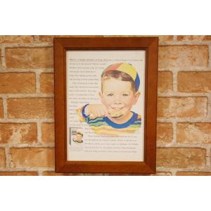 バドワイザー レトロ広告 ポスター B4フレーム付き ◇ Budweiser