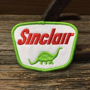 シンクレア 恐竜 ロゴ ワッペン ◆ 刺繍 パッチ Sinclair モーターオイル 石油 燃料 CAWP057｜smilemaker2525