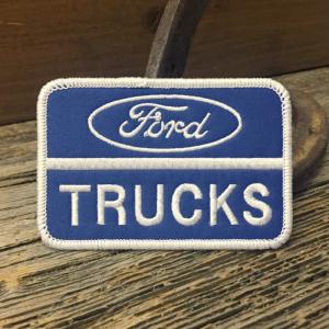 フォード トラックス 長方形 ワッペン ◆ Ford Trucks アメ車 パッチ アイロン接着対応 CAWP079｜smilemaker2525