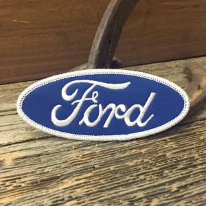 フォード だ円形 ロゴ ワッペン ◆ Ford アメ車 パッチ アイロン接着対応 定番 CAWP080｜smilemaker2525