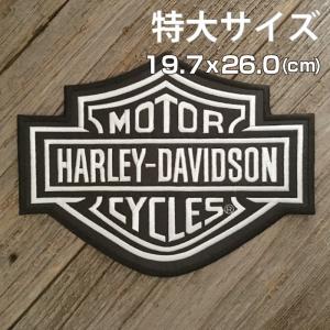 ハーレーダビッドソン ワッペン バー＆シールド ロゴ 刺繍 パッチ