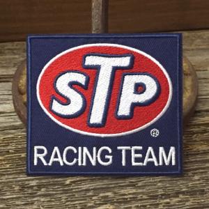 STP ロゴ RACING TEAM 刺繍 ワッペン ◆ エスティーピー JHWP46｜smilemaker2525