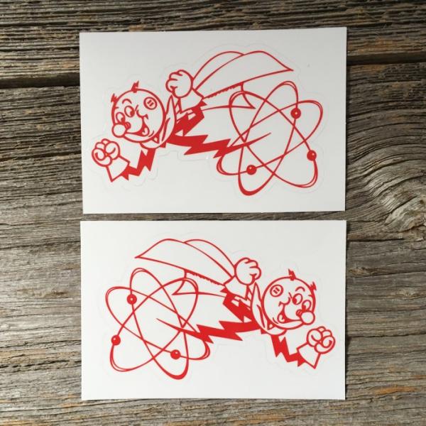 レディ キロワット ステッカー 左右向き セット ◆ シール Reddy Kilowatt レディキ...