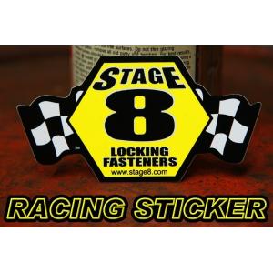 STAGE8 ロゴ ステッカー ◆ シール ステージ8 ステージ・エイト レーシング JLST67｜smilemaker2525