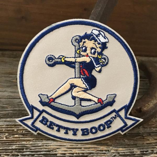 ベティちゃん セイラー ワッペン ◆ イカリ 碇 船乗り アイロン接着対応 ベティ・ブープ BETT...