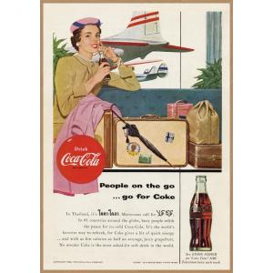Coca-Cola 自販機 レトロミニポスター B5サイズ 複製広告