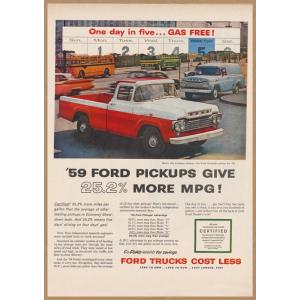 Ford pickup truck レトロミニポスター B5サイズ 複製広告 ◆ アメ車 フォード ...