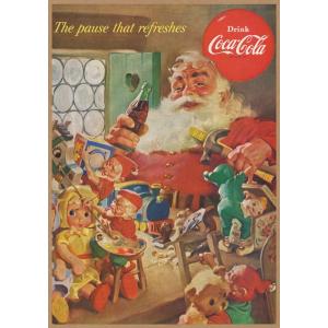 Coca-Cola レトロミニポスター B5サイズ ◇ 複製広告 コカコーラ