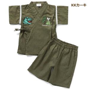 甚平 恐竜 アロハ 上下 セット 男の子 90...の詳細画像4