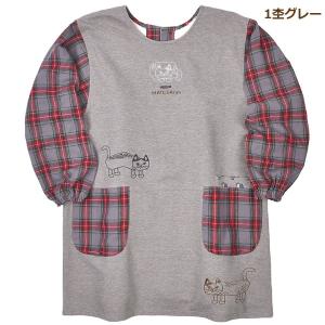 割烹着 エプロン レディース 猫 マチルダさん...の詳細画像1