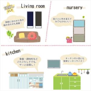 小窓用 遮光 カフェカーテン 目隠し おしゃれ...の詳細画像2