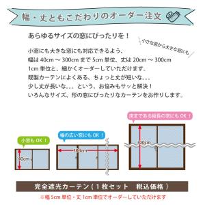 遮光 カーテン オーダーカーテン 完全遮光 遮...の詳細画像1