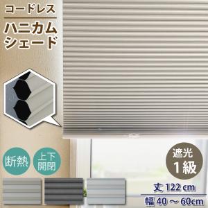 スマイル商店 遮光1級 ハニカムシェード 小窓 遮熱 丈210cm 幅61~90cm