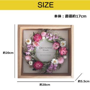 リース ドライフラワー ドライ ナチュラルリー...の詳細画像5