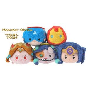 ディズニーストア限定 ツムツム ぬいぐるみ マーベル ツムツム モンスターストライクセット TSUM TSUM｜smilemile