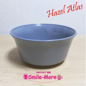 Hazel Atlasヘーゼルアトラス　OVIDEオバイドシリーズ・シリアルボウル・サラダボウル　モダントーン・グレー灰色｜smilemore