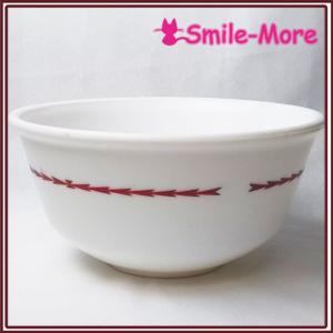 Hazel Atlasヘーゼルアトラス・ホワイト無地 シリアルボウル