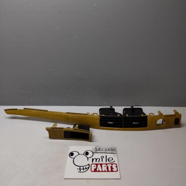 ＧＳＲ５０Ｗ／ＧＳＲ５５　エスティマ　純正　左右インパネ木目（スタートスイッチ欠品）　２Ｘ１−１０−...